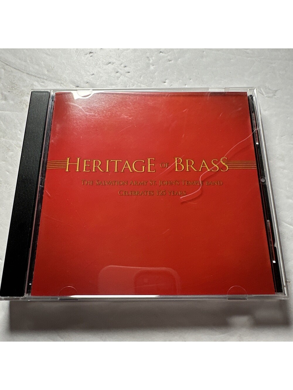 Heritage of Brass St John's Temple Band CD Newfoundland Salvation Army 125 Years